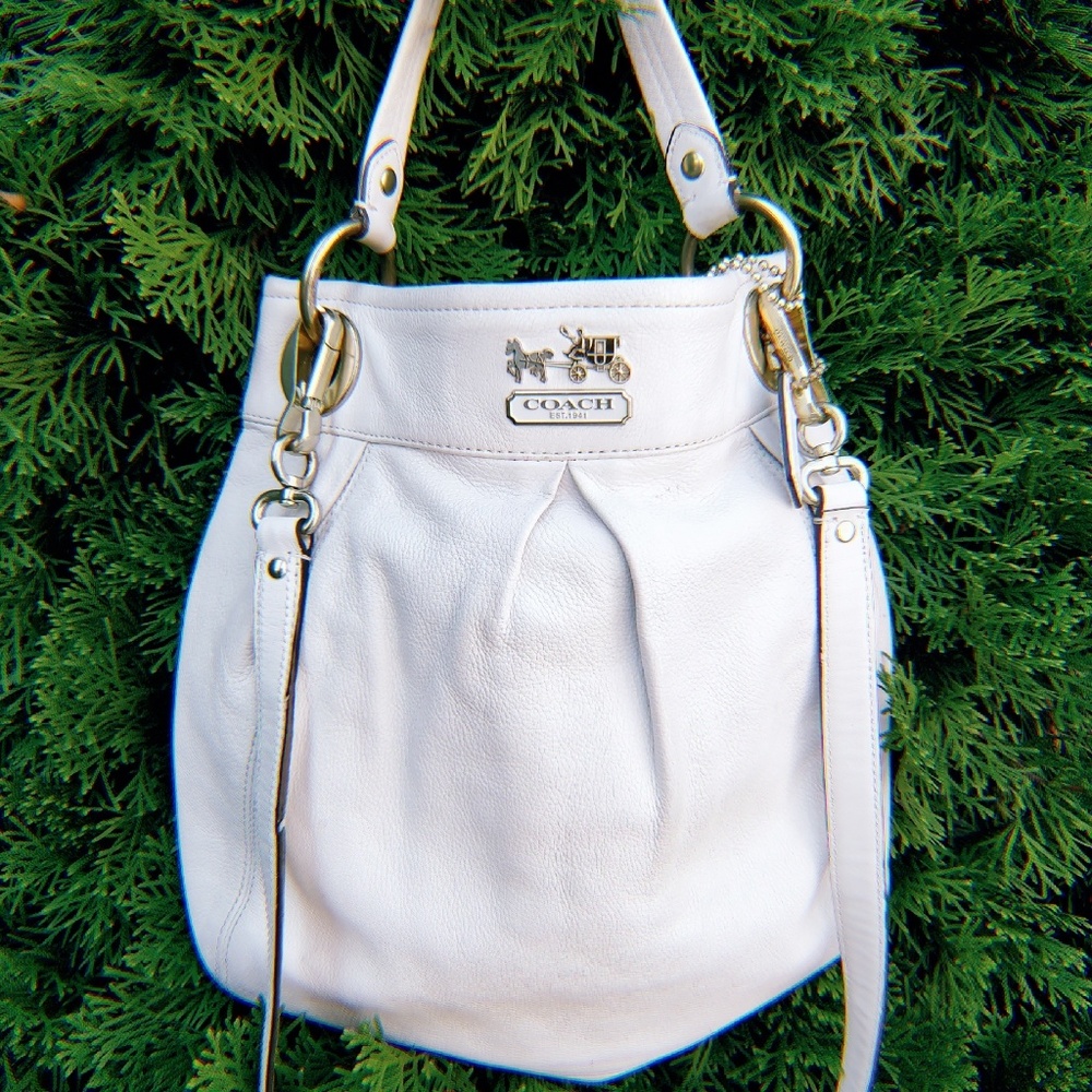 COACH  MADISON LEATHER HIPPIE HANDBAG/ CROSSBODY